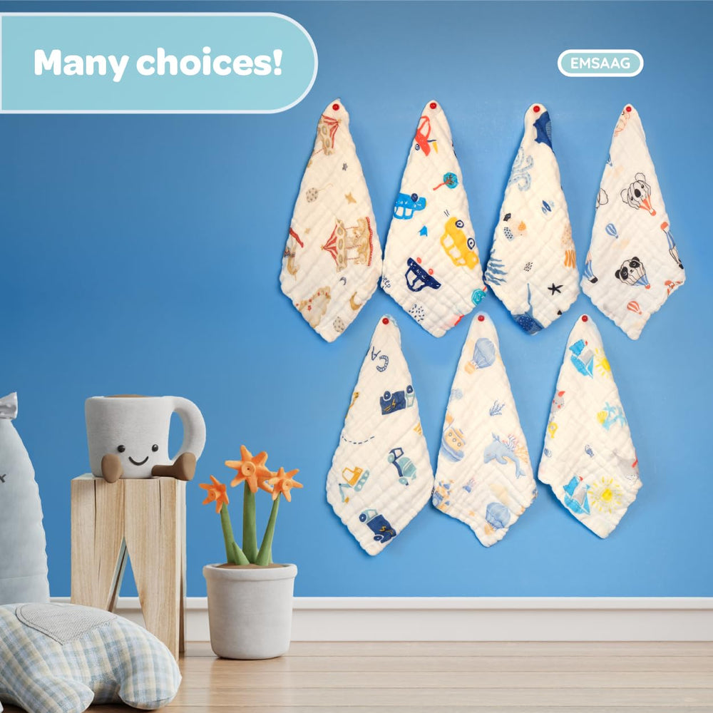 EMSAAG 6-layer muslin cloths offer plush softness and durable absorption