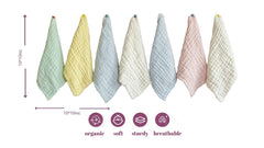 EMSAAG Quick-drying muslin washcloths prevent lingering dampness after baths.