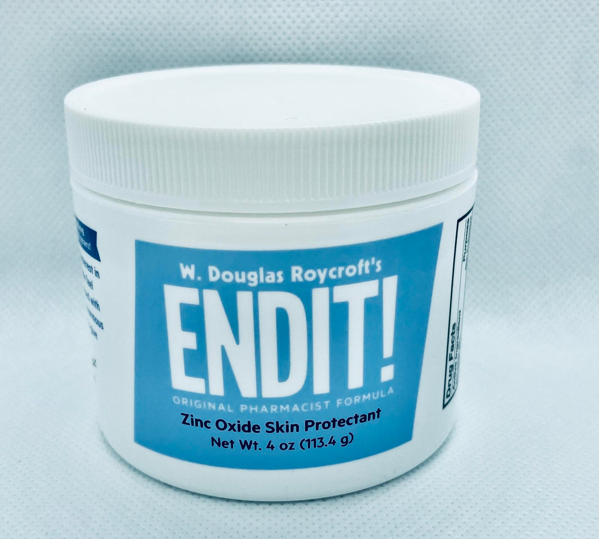 ENDIT topical ointment packaging close-up showing daily skin protection for sensitive skin.
