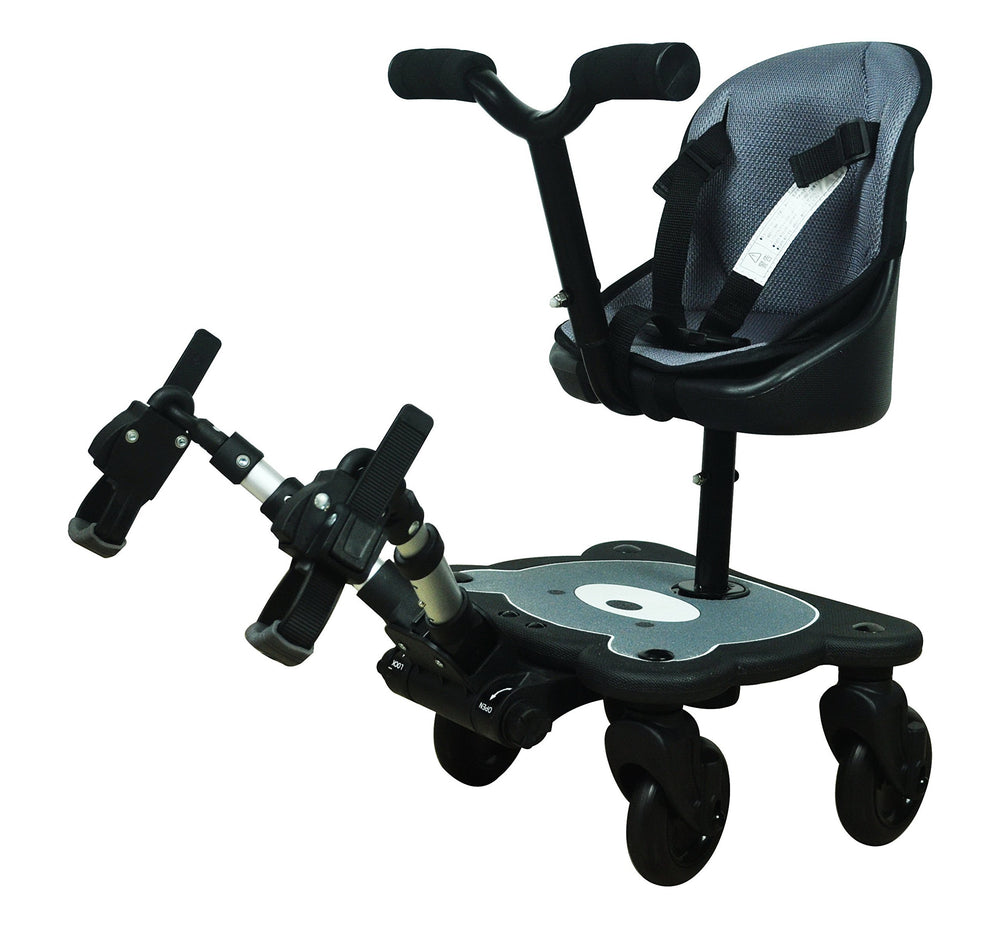 Englacha Cozy X Rider standing platform with non-slip surface for stable standing.