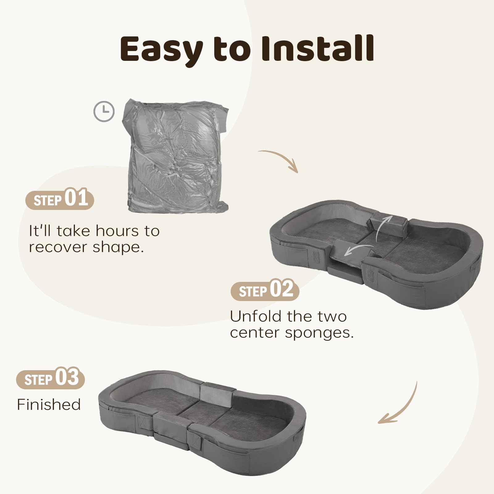 ENITYA portable bed ideal for camping and home use