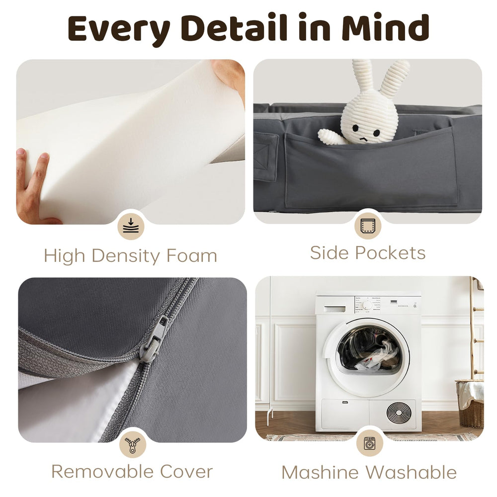 ENITYA removable cover machine washable for easy cleanup