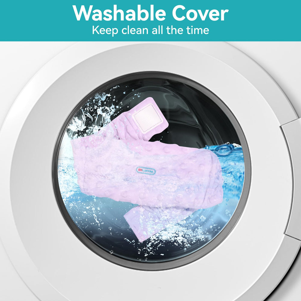 ENLUNTRA compact heating pad ideal for on-the-go soothing.