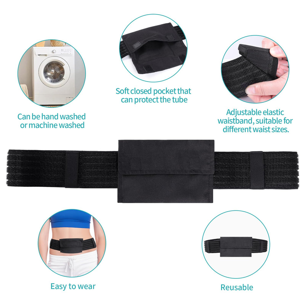 ENLUNTRA PD belt with adjustable elastic strap for a custom fit.
