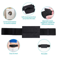 ENLUNTRA PD belt with adjustable elastic strap for a custom fit.