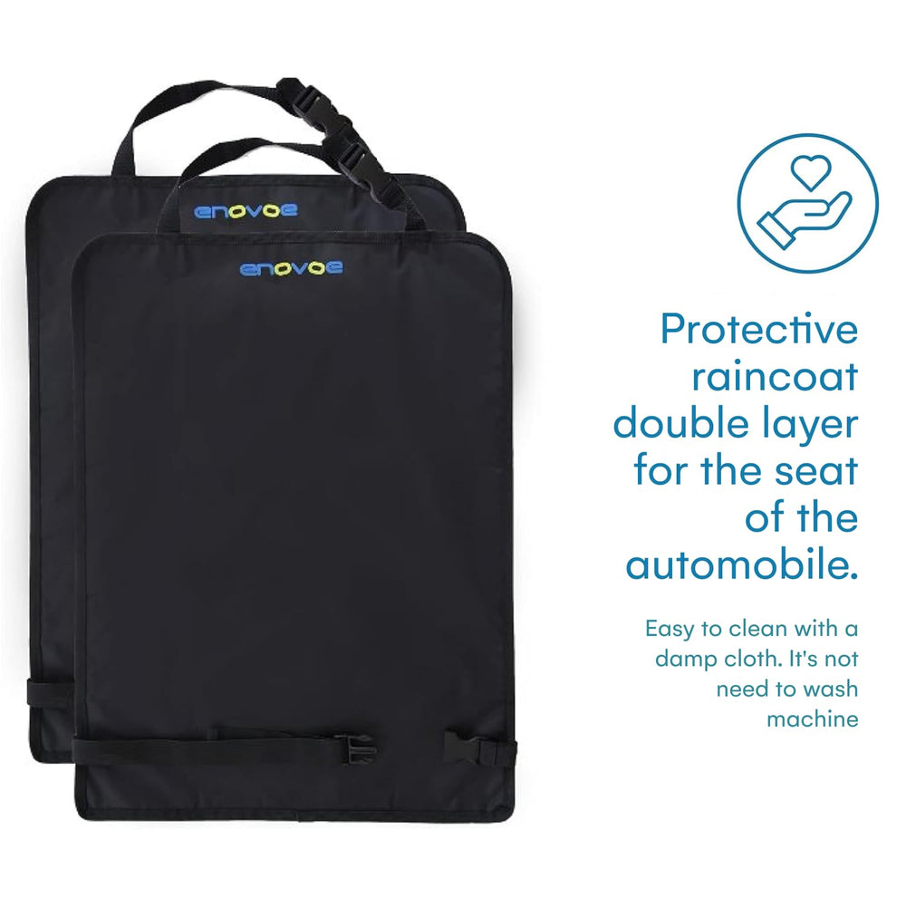 Enovoe dirt and scratch protection keeps seats looking new during trips.