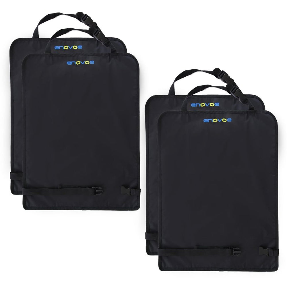 Enovoe back seat protectors compatible with sedans, SUVs, trucks, and minivans.