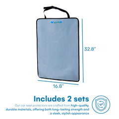 Durable, water-resistant Enovoe material protects seats.