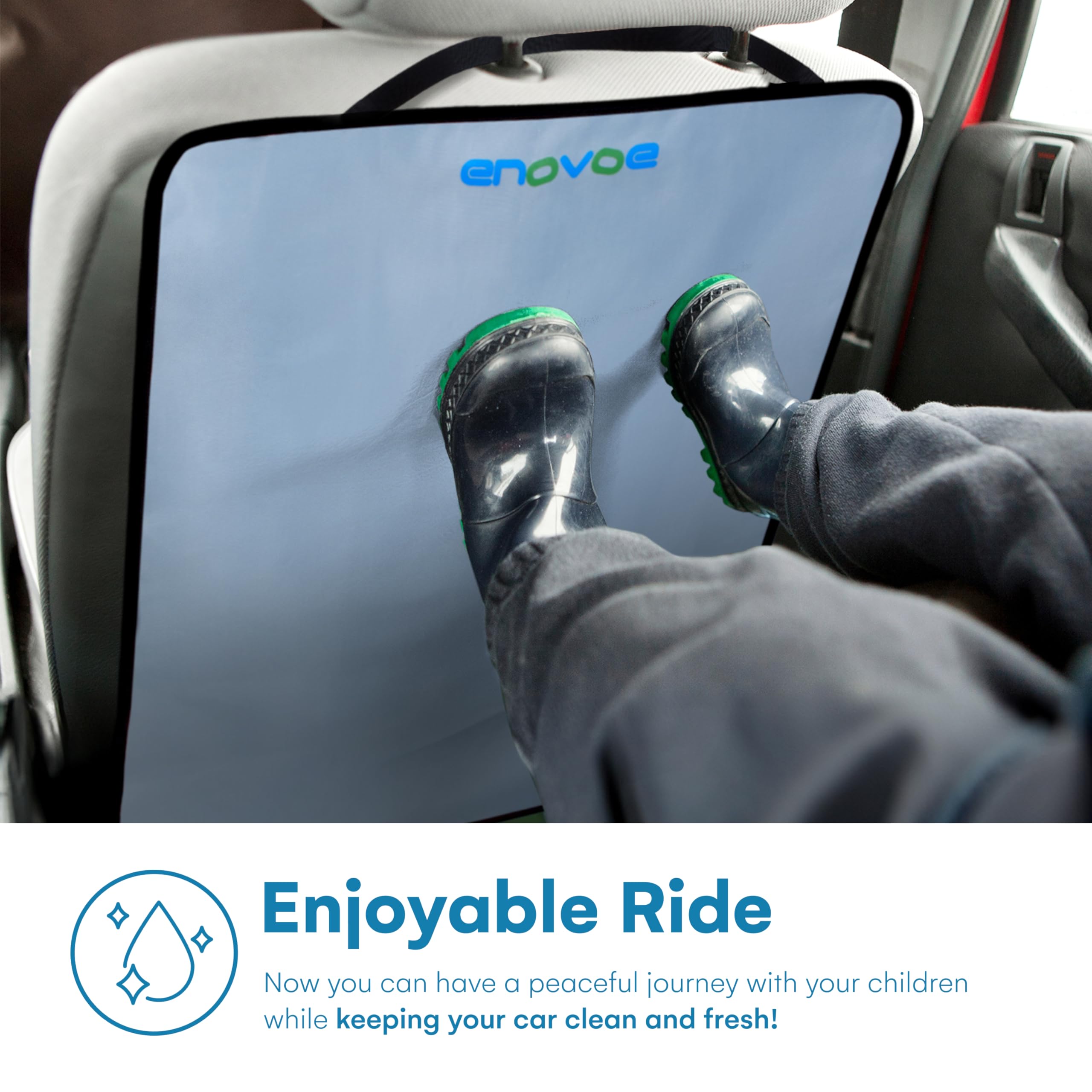 Enovoe kick mats provide full back-seat coverage for families.