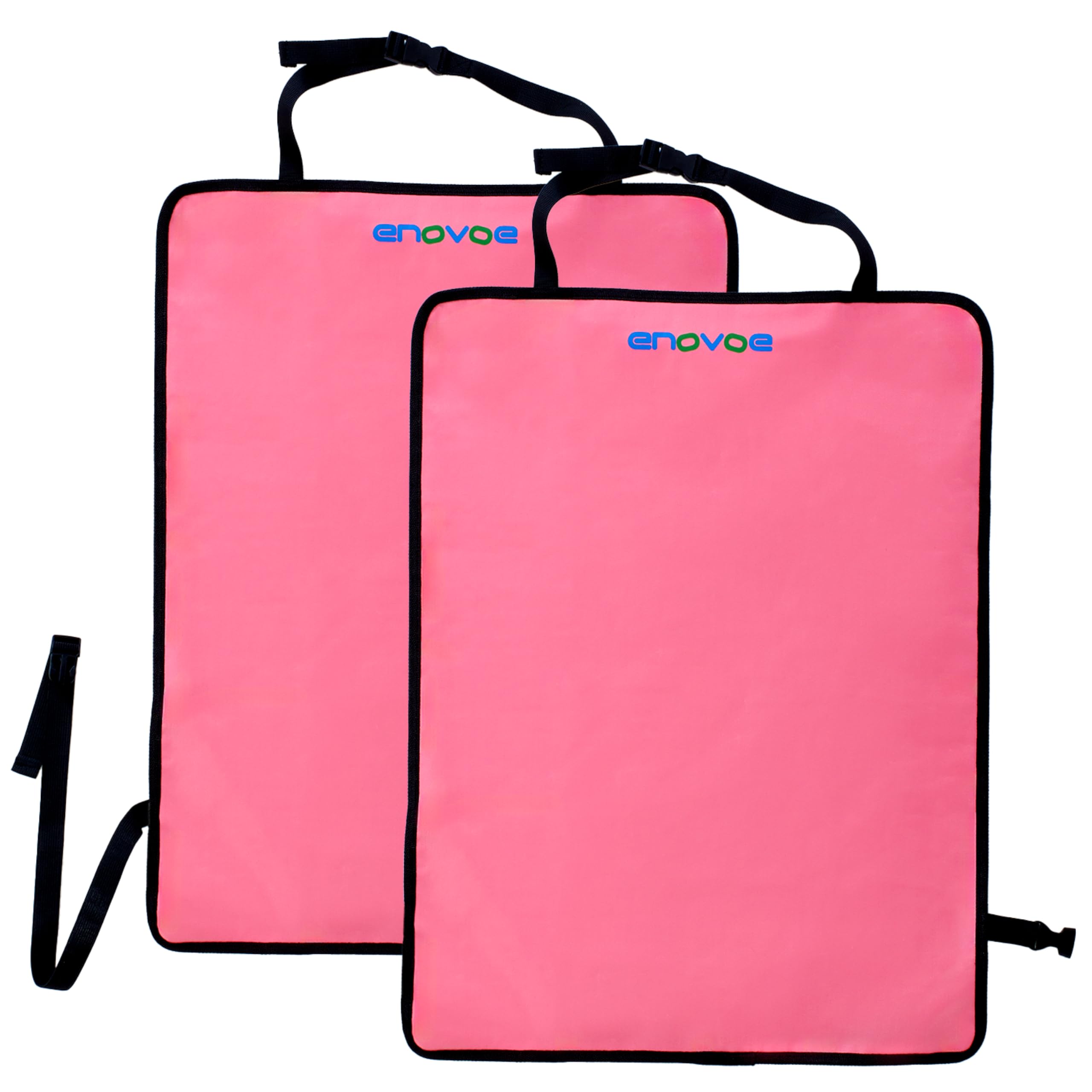 Enovoe Kick Mats set of 2 protects back seats from kids' dirt and scuffs.
