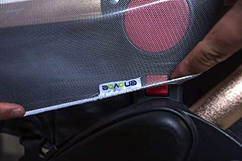 Lightweight, travel-friendly net folds compactly for diaper bag storage.