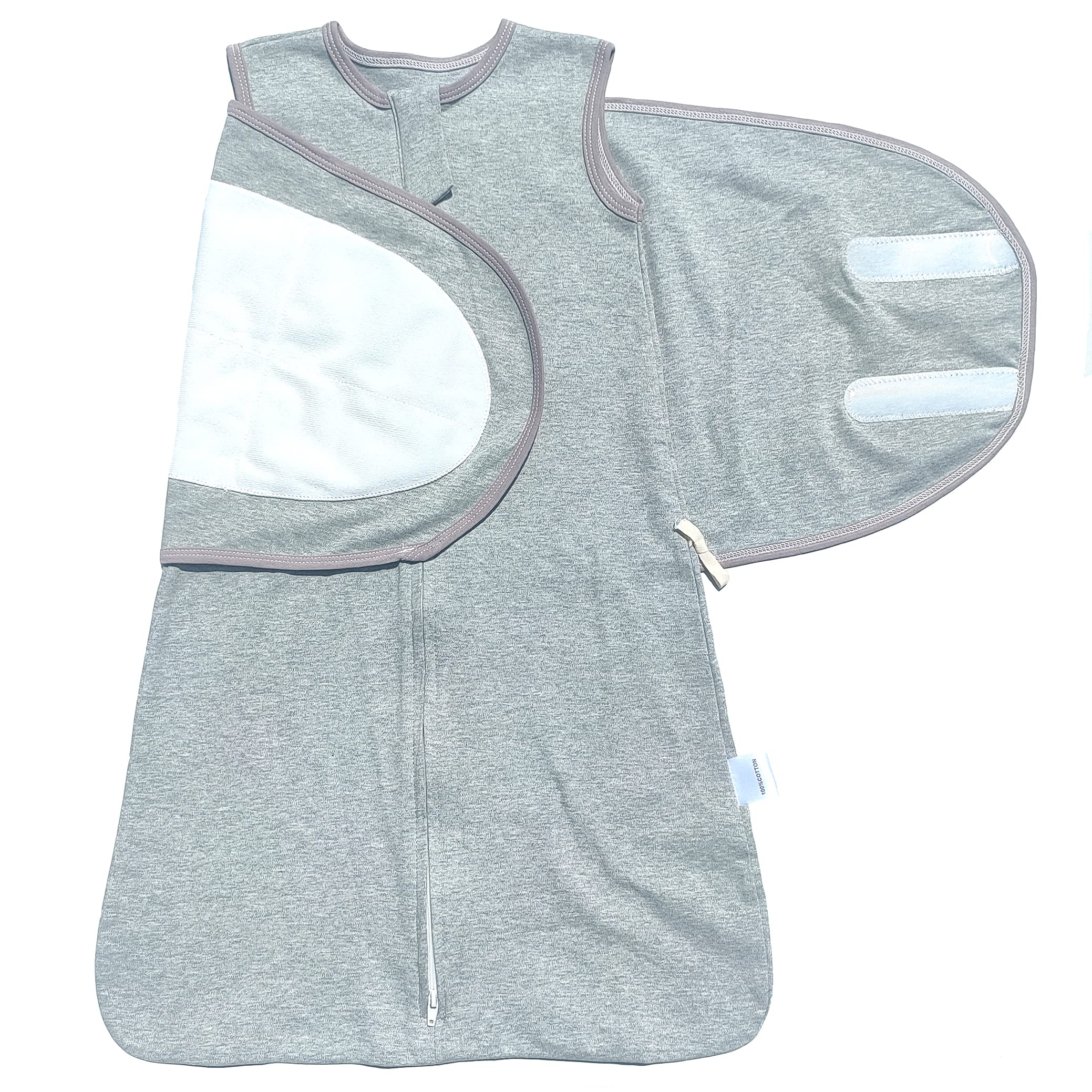 Enrich YLife Swaddle Sack soft cotton fabric close-up highlights comfort and breathability.