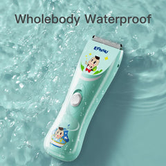 ENSSU clipper waterproof IPX-7 for easy bath-time cleaning.