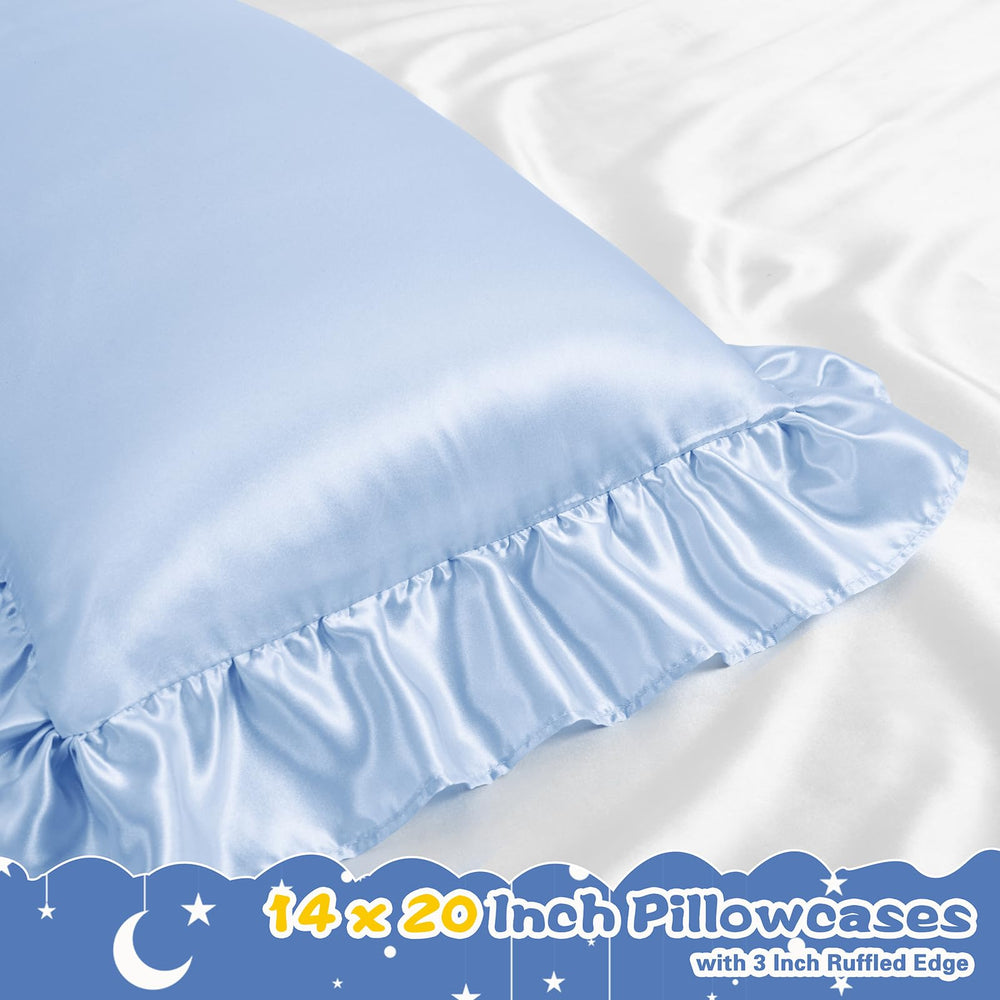 Entisn 3-inch ruffle edge detail adds decorative charm.