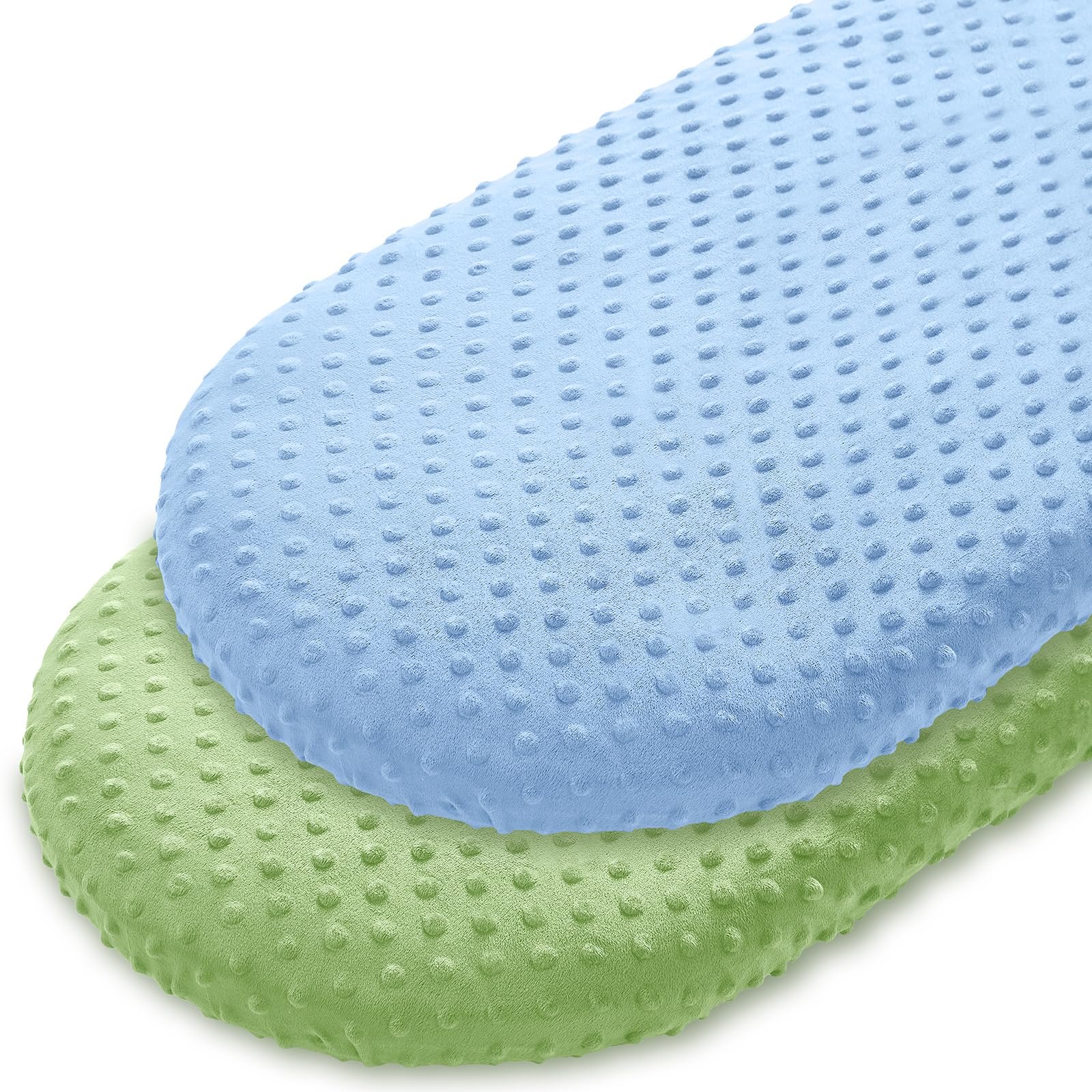 Entisn bassinet fitted sheet 2-pack with secure elastic pocket for snug fit