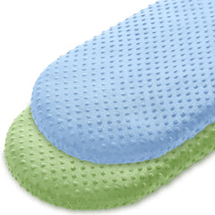 Entisn bassinet fitted sheet 2-pack with secure elastic pocket for snug fit