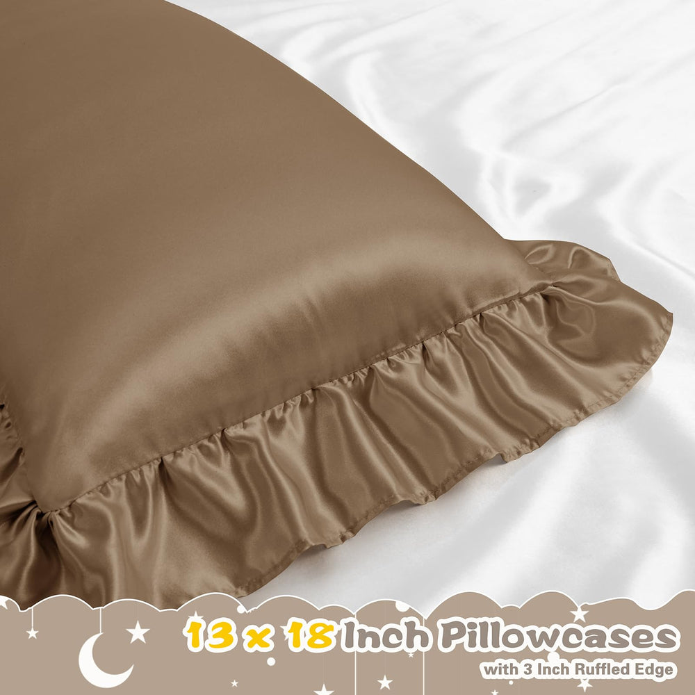 Entisn envelope-closure pillowcase prevents hair snagging for safer use