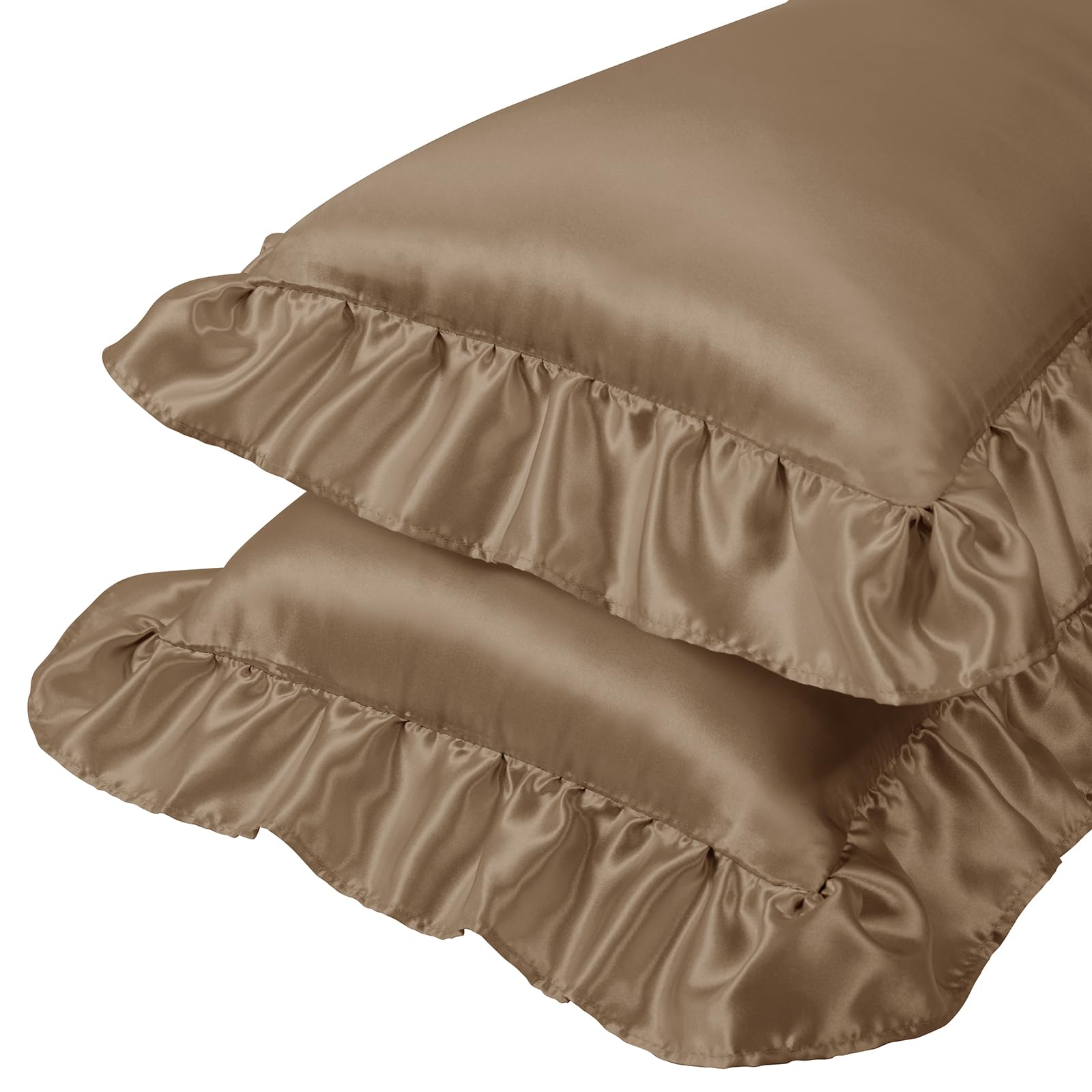 Entisn nursery bedding set in camel brown adds cozy touch.