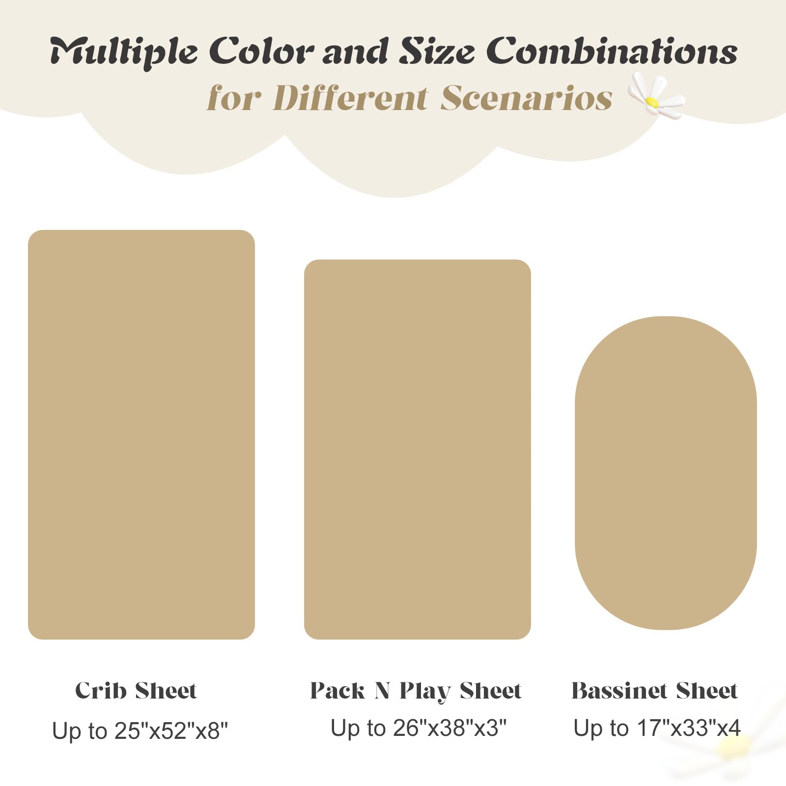 Entisn Pack N Play fully elastic pocket keeps the mini crib sheet secure