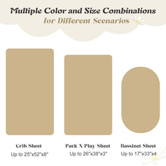 Entisn Pack N Play fully elastic pocket keeps the mini crib sheet secure