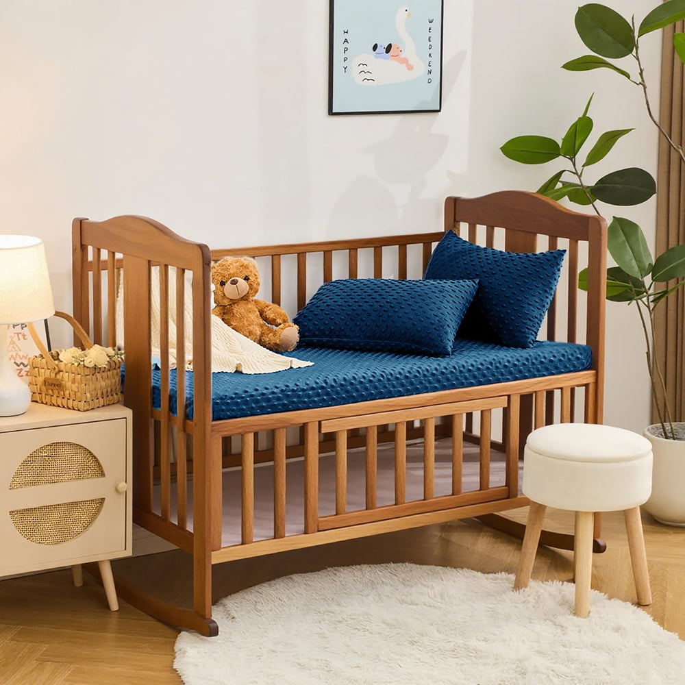Care directions for Entisn navy pillowcase: cold wash, gentle dry