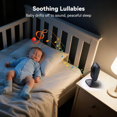 Envilink VOX sleep mode reduces screen disturbance during night checks.