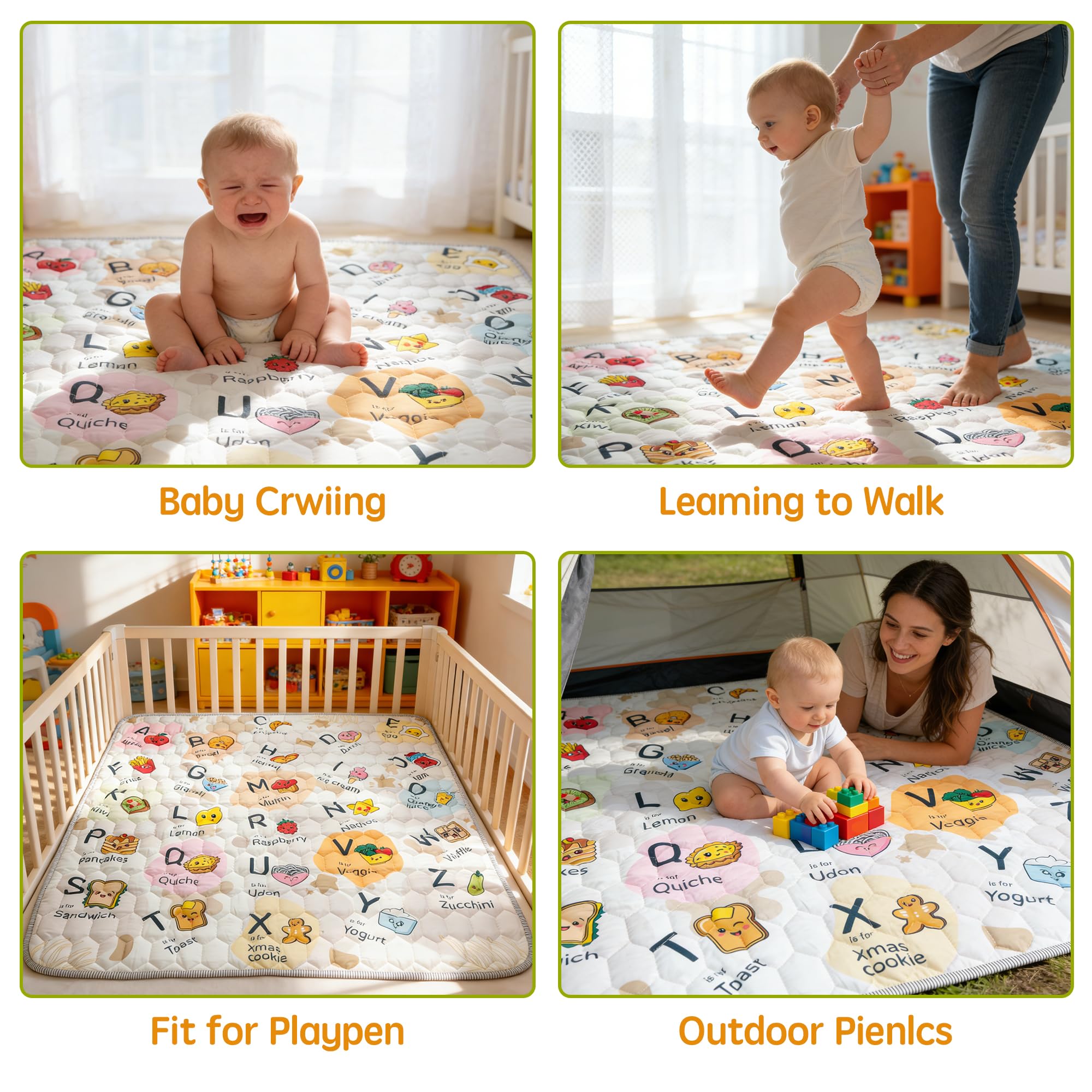 ENVTEK 26-letter learning pad stimulates early recognition during play
