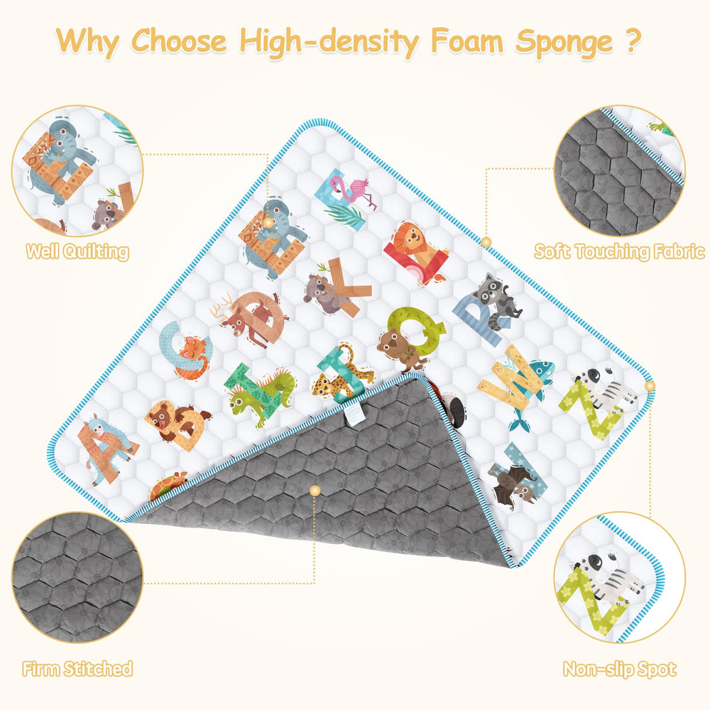 ENVTEK non-slip surface keeps infants safe during tummy time and play.
