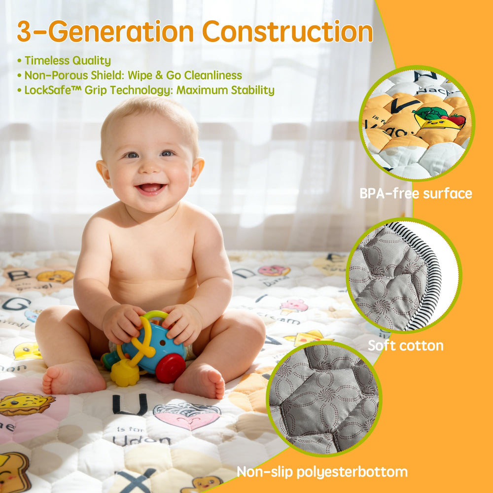 ENVTEK odorless baby floor mat offers a fresh surface for infants