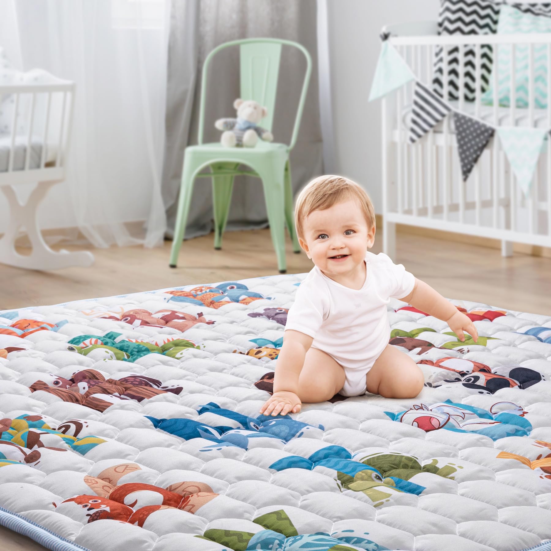ENVTEK ultra-soft fabric enhances comfort during naps and exploration.