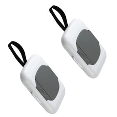 Enyolidimk travel wipes case dual-pack for on-the-go diaper changes