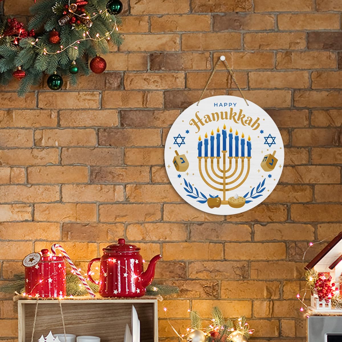 EODFFSGF Chanukah decoration for offices brings seasonal atmosphere.