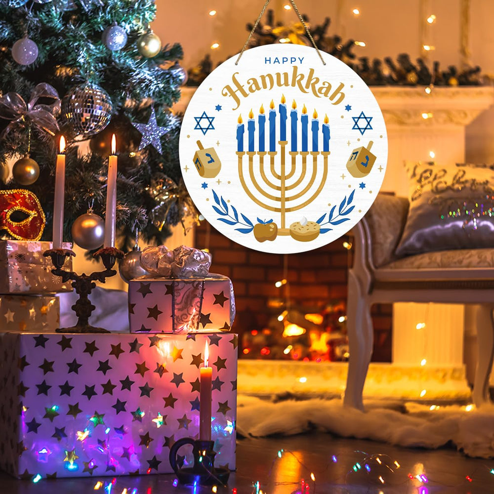 EODFFSGF Hanukkah wall art compact for small spaces and easy display.