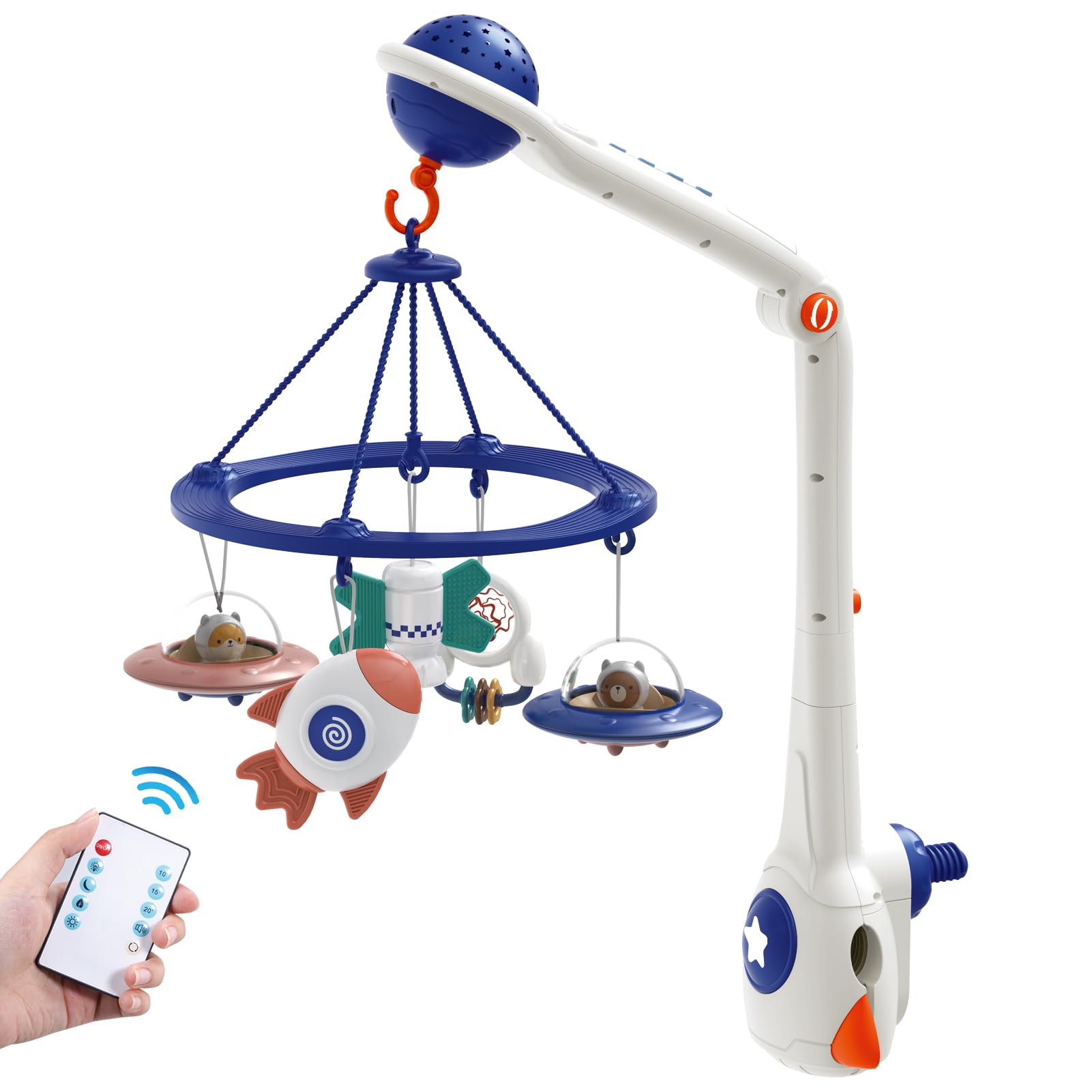 EonianHolme space mobile star projection for a soothing bedtime routine