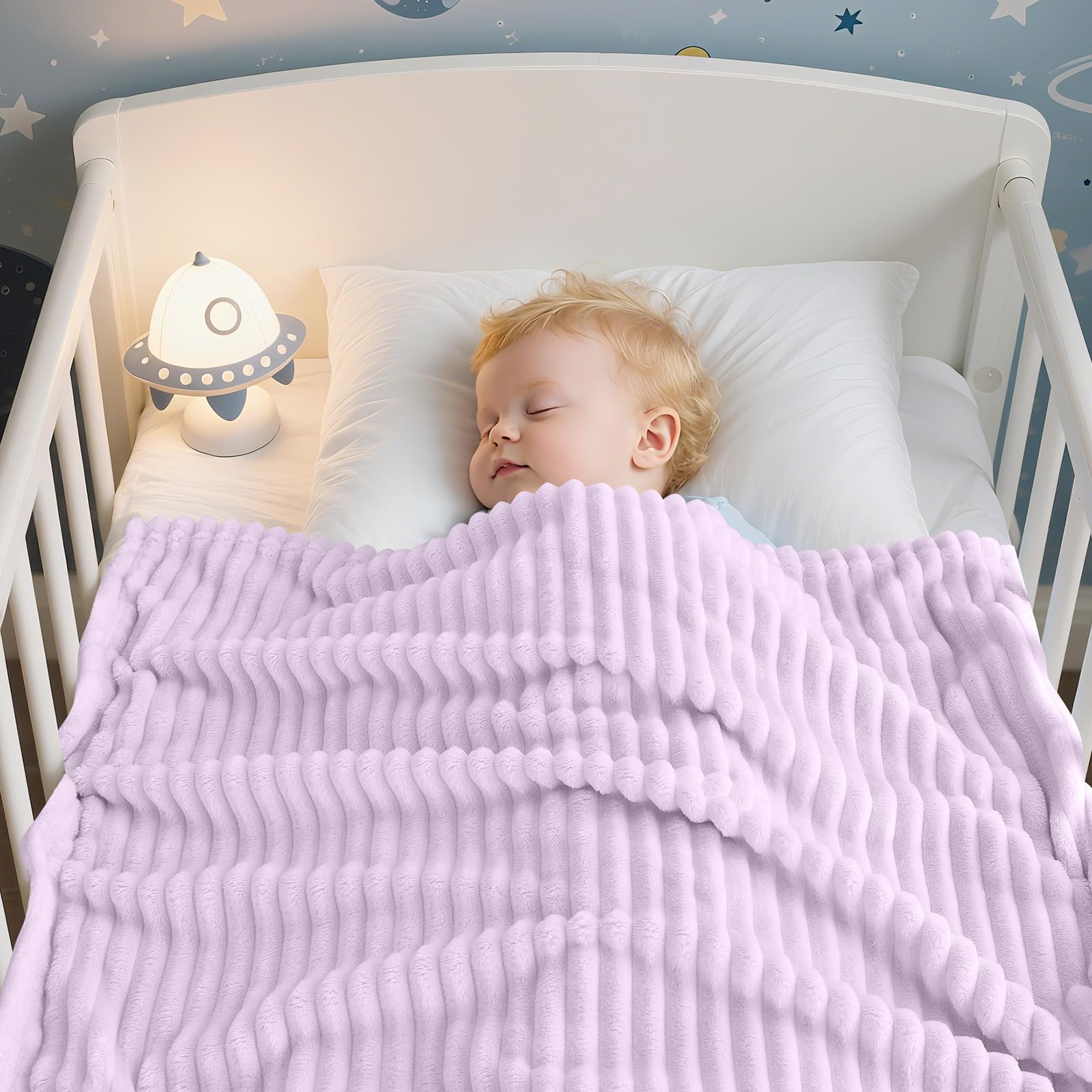 Close-up of Eonkasp striped pattern emphasizing silky microfiber feel