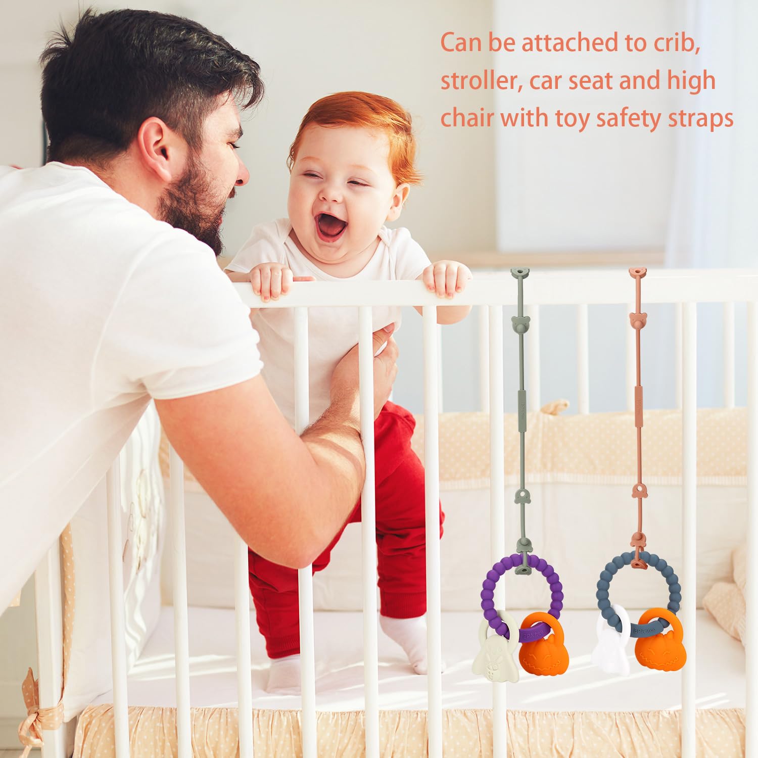 Eoopoon BPA-free silicone material ensures safe chewing and easy cleaning