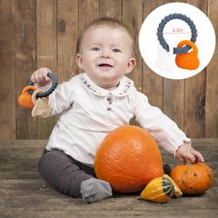 Eoopoon teething ring on-the-go clip keeps toy within reach