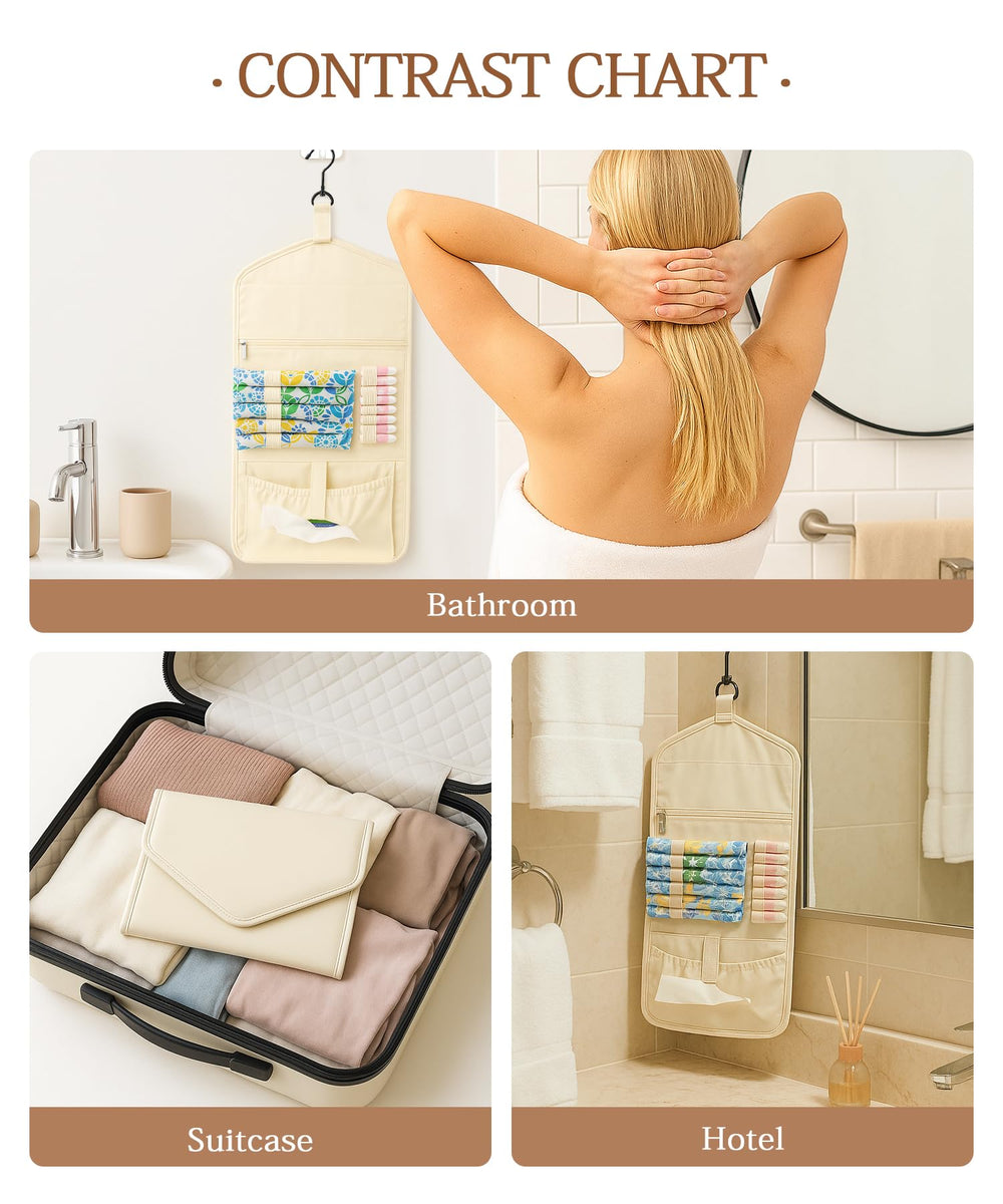 EPEDAL24 built-in hanging hook adds convenience in bathrooms and dressing rooms.