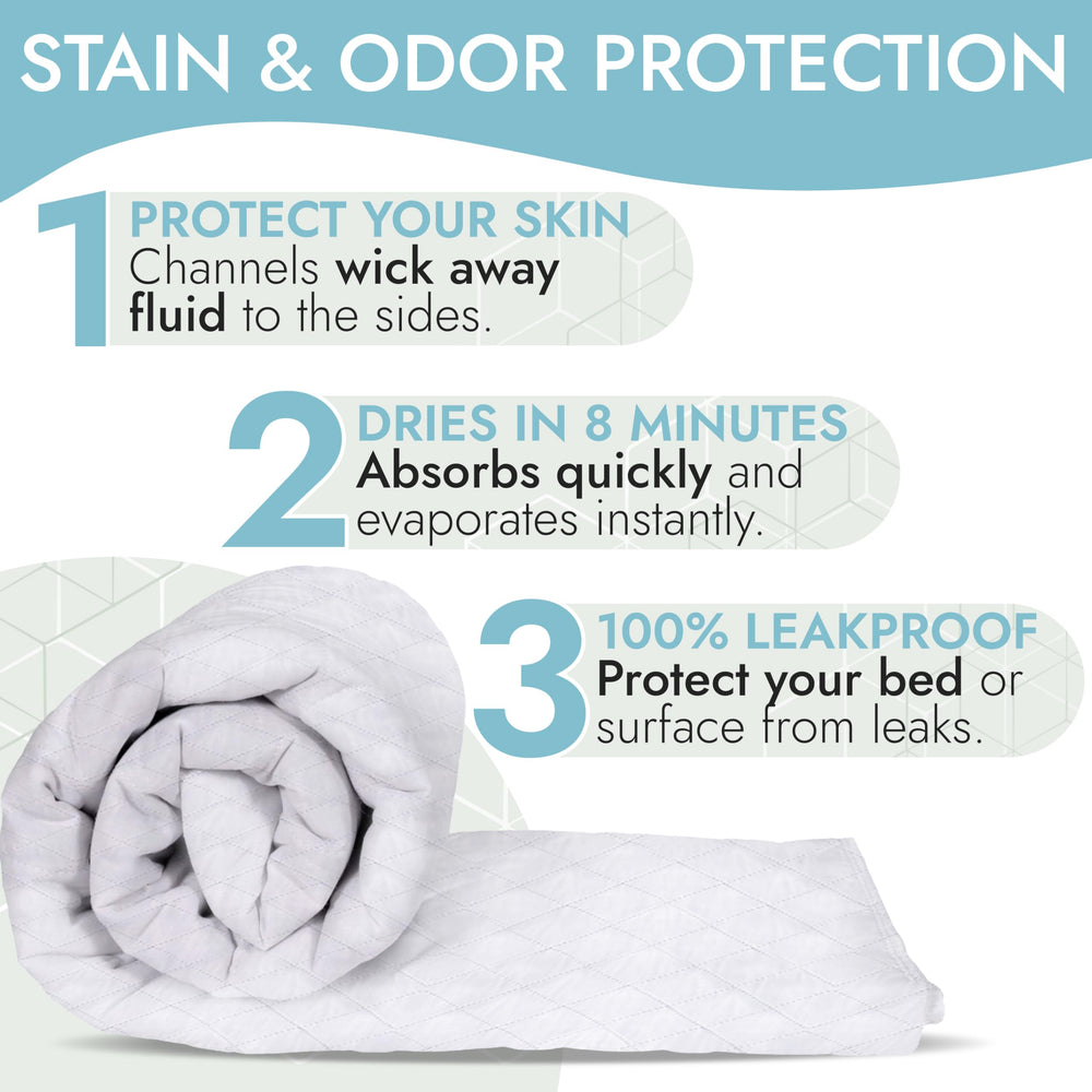 Epica bed pad odor and stain protection keeps rooms fresh.