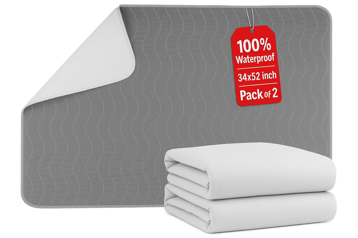 Epicessentials bed pad 34x52 maintains a dry bed with strong absorbency.