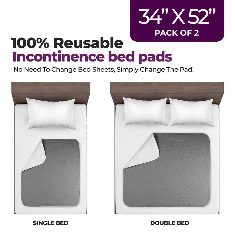 Epicessentials waterproof protector safeguards sheets during overnight accidents.