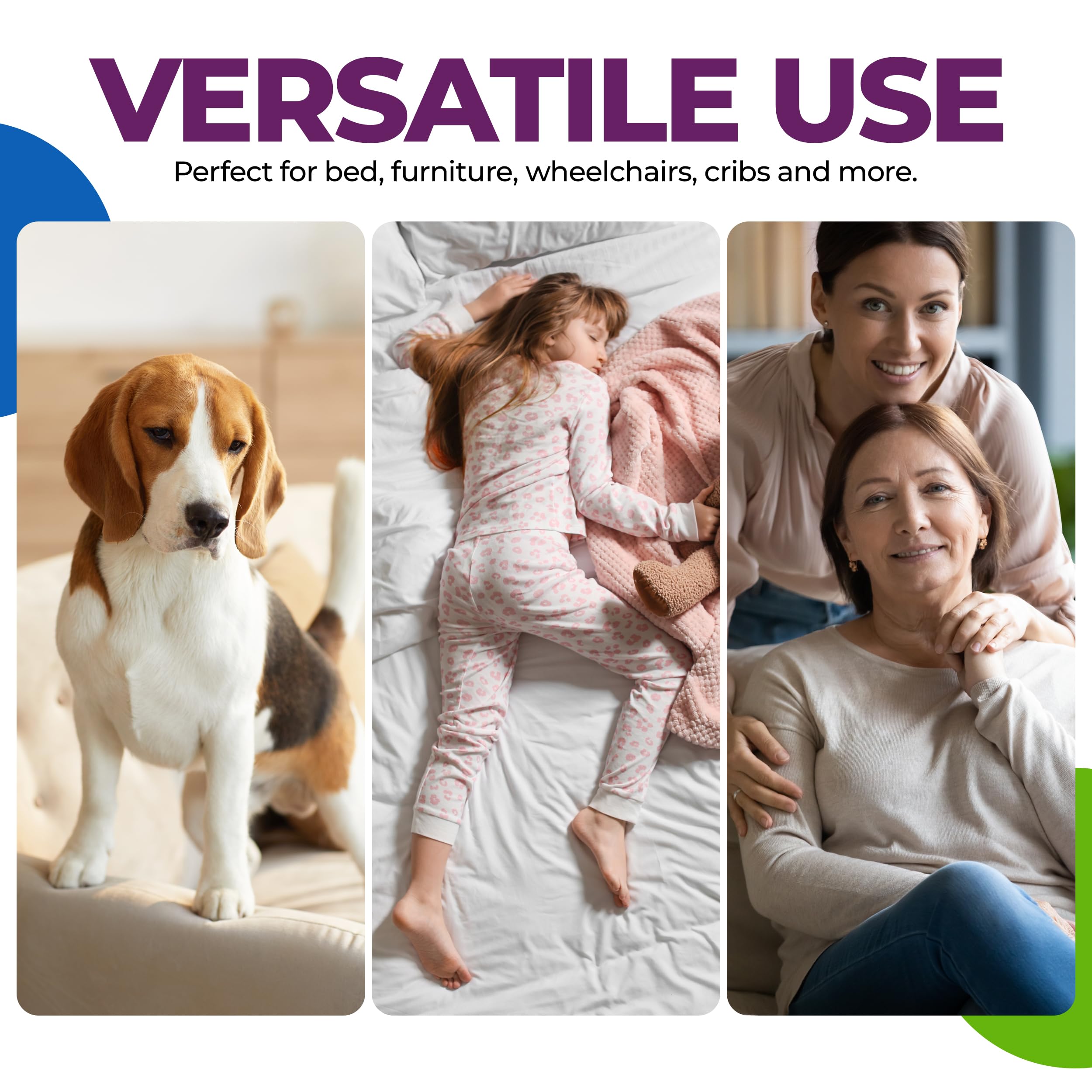 Epicessentials waterproof mattress protector guards against leaks