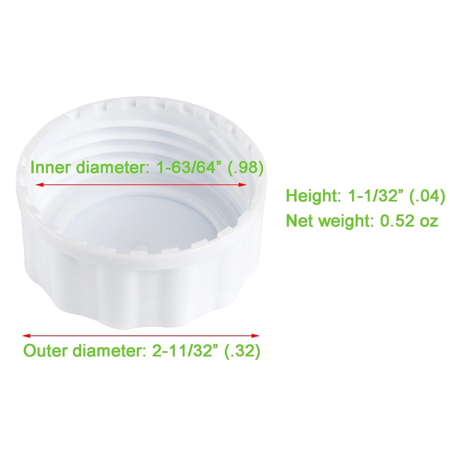 Epioneer wide-mouth cap supports easy filling and quick cleaning.