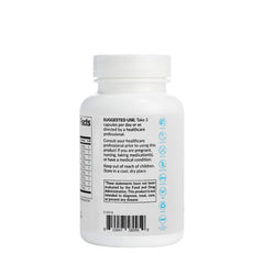 Equilife Hormone Balance bottle side view highlights capsule count and formula details.