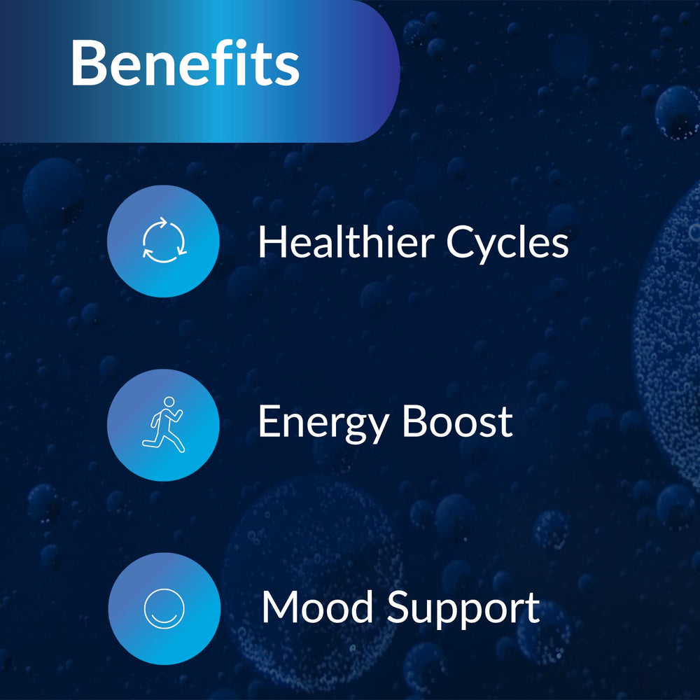 Equilife Hormone Balance vegan label underscores plant-based support for women.