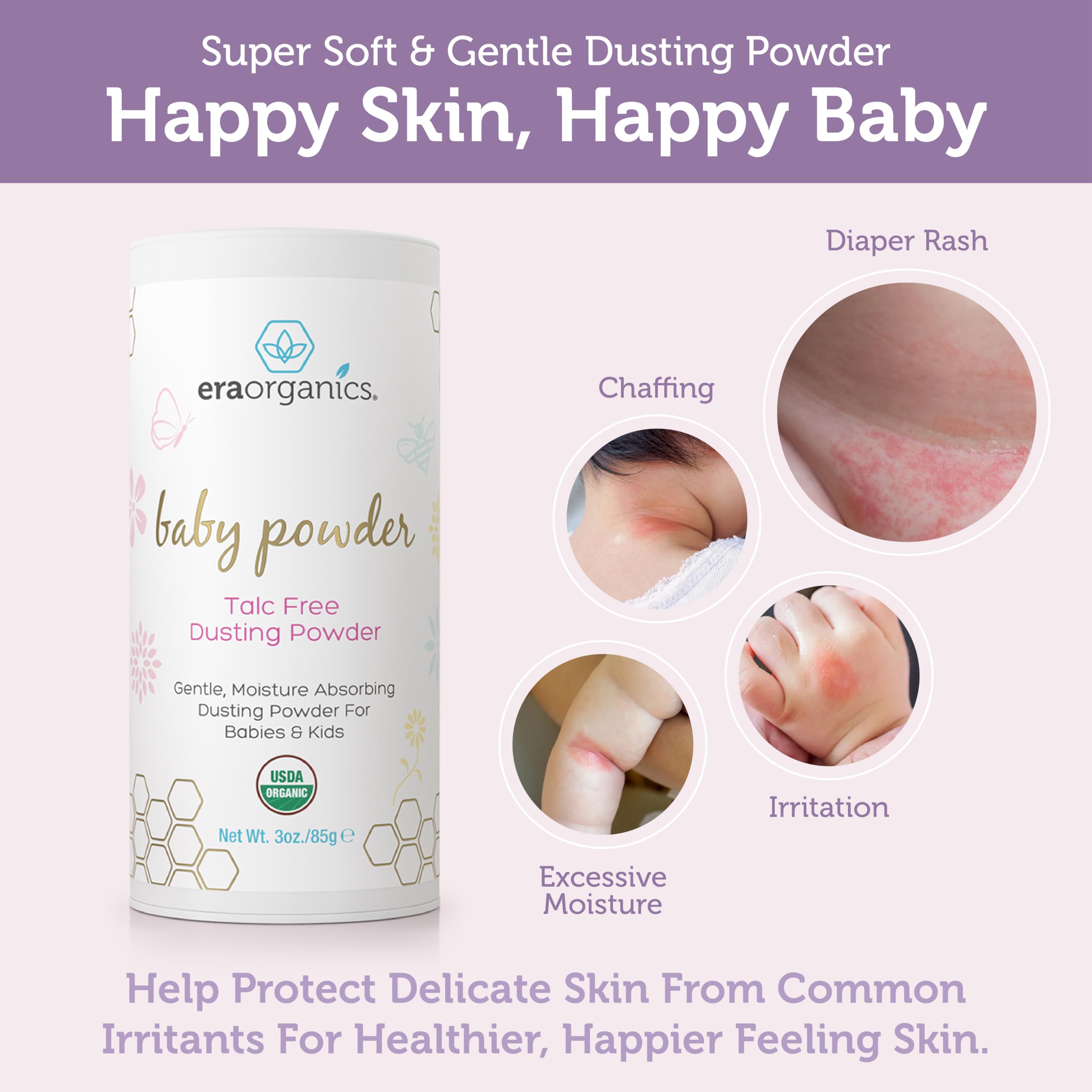 Era Organics fragrance-free formula ideal for sensitive skin