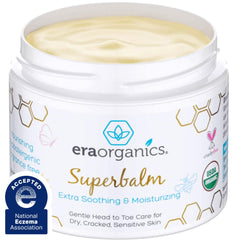 Era Organics Healing Ointment for Babies packaging highlights USDA Organic certification.