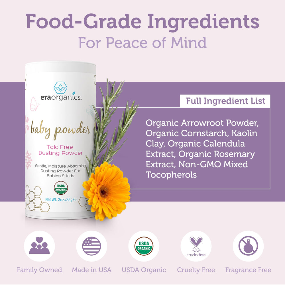 Era Organics USDA Organic ingredients support gentle daily care