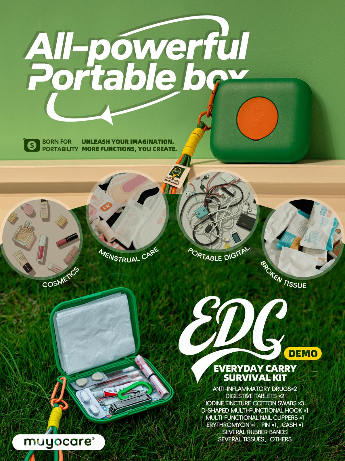 Eraecho MuyoCare portable case is slim and light for on-the-go needs.