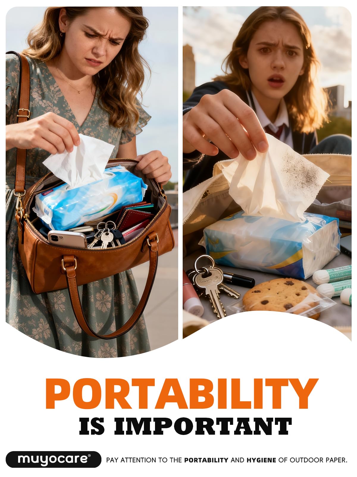 Eraecho pocket wipe dispenser closeup, refillable design for everyday carry